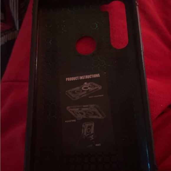 Moto g stylus with phone case with stand on back